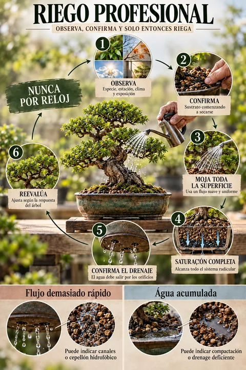 Riego: observa y confirma antes de regar